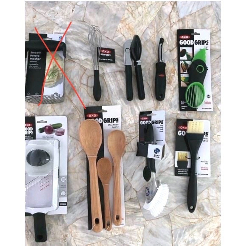 OXO Good Grips Kitchen Tool Set Masher Whisk Mandoline Peeler 11pc Bundle